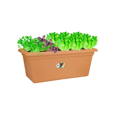 Produktbild von elho green basics Garten xxl 100cm Übertopf - mild tonrot