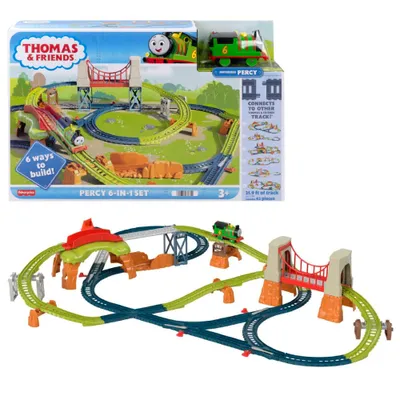 Produktbild von Thomas Thomas und seine Freunde Gleis 6in1 Batteriebetriebene PERCY Choo-Choo Eisenbahnschienen [Zweite EAN 6947731050888] HHN26