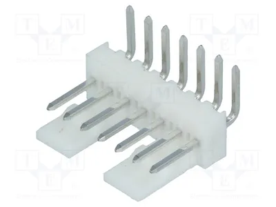 Obrázok produktu pre 1x zásuvka 254, dosková, pin: 7, priechodná (THT), 2,54 mm, samica, 4A, 22-05-7078, výrobca Signteck