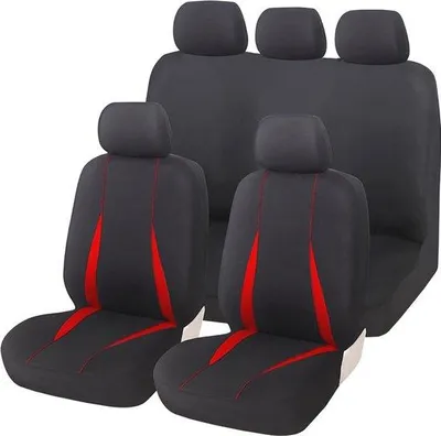 Image de Lot de 9 fixations universelles pour siège enfant (avant et arrière) - Rouge