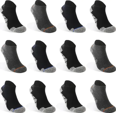 Produktbild von 3 - 12 Paar Thermo Socken Sneaker Herren & Damen Baumwolle Winter Warm | B30 - 43-46 - 12er Pack