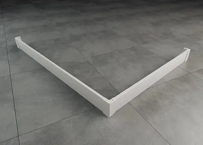 Zdjęcie produktu dla Panel prysznicowy Ronal Livada L-panel NAROŻNY 110X80X9,5CM BIAŁY PWIL08011004