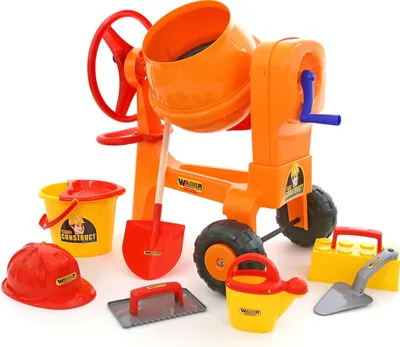 Produktbild von Cavallino Toys Betonmischer Spielset mit Zubehör, 9-teilig