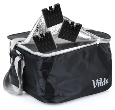 Obrázek produktu pro Vilde | Chladicí taška 18 L - 4-dílná - Izolační - Polyester - Termotaška s chladicími vložkami