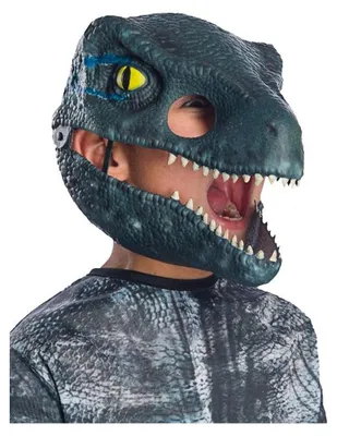 Produktbild von Jurassic World Velociraptor Kindermaske mit beweglichem Kiefer