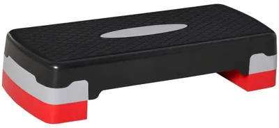Immagine prodotto di Step aerobica | Colore: Nero, grigio e rosso | Dimensioni: 29x68x15 cm