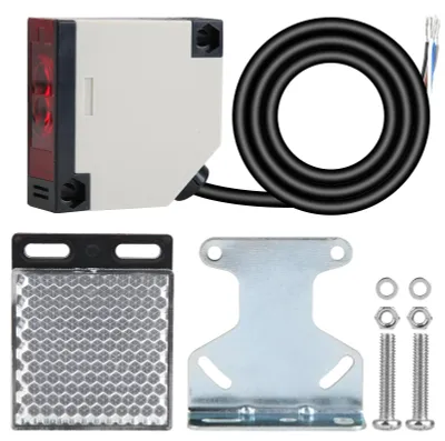 Imagen del producto de Sensor fotocélula, interruptor de 6-36V DC, con detección precisa hasta 4 metros
