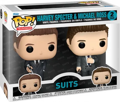 Zdjęcie produktu dla Garnitury POP! Vinyl Figuren 2er-Pack Harvey&Michael 9 cm