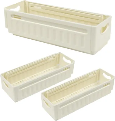 Obrázek produktu pro Úložné boxy, 4 kusy, výsuvné, multifunkční, pro organizaci