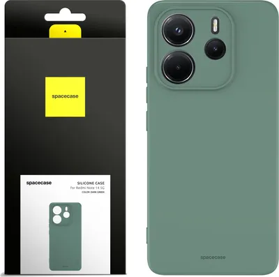Immagine prodotto di SPACECASE Custodia in silicone per Xiaomi Mi Note 14 4G verde