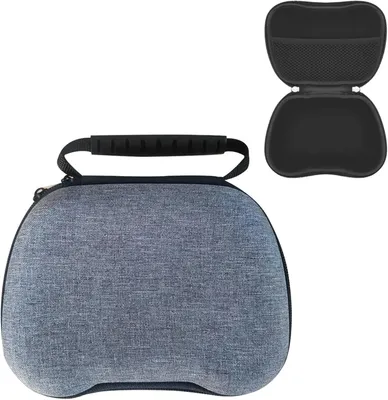 Productafbeelding van Standaard - Controllerhoes - Opbergtas voor controller - Draagbare draagtas - Gamecontroller - Houder - Grijs