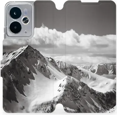 Produktbild von Handyhülle mit klappe für Realme 14 5G, Mobiwear Book, Berggipfel