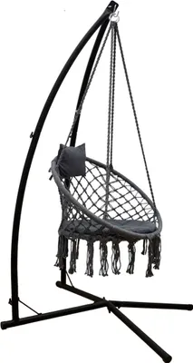 Produktbild von Rám závěsného křesla HSG-130 se závěsným křeslem AMA-121 Grey