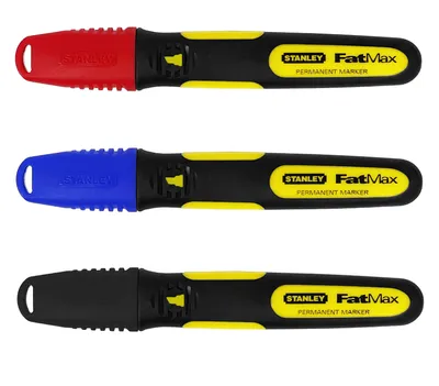Obrázok produktu pre Stanley FM CHISEL TIP MARKER CARD X3 CLIPX12