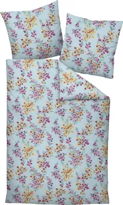 Produktbild von Janine Design Bettwäsche-Garnitur Mako-Soft-Seersucker 20148 TANGO Farbe multicolor Größe 135x200+80x80