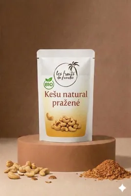 Obrázek produktu pro Kešu pražené nesolené1 kg LES FRUITS DU PARADIS