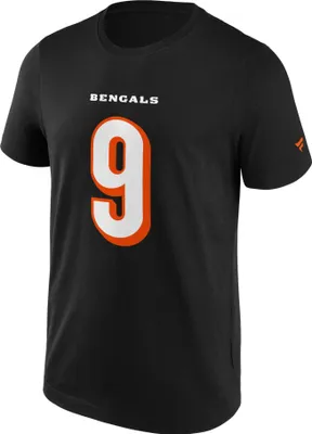 Produktbild von Fanatics - NFL Cincinnati Bengals Burrow Name & Number Graphic T-Shirt - Schwarz : Schwarz XXL Farbe: Schwarz Größe: XXL