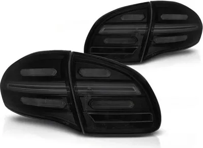 Produktbild von Voll LED Lightbar Rückleuchten für Porsche Cayenne 958 92A 10-14 Schwarz Smoke