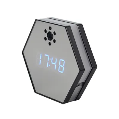 Imagen del producto de Cámara de vigilancia WiFi HD: Instalación inalámbrica, ángulo de visión de 130°, intercomunicador y monitoreo continuo