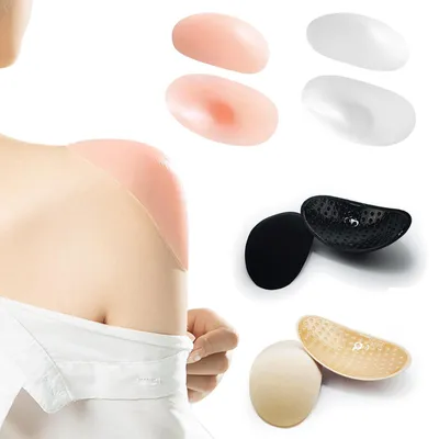 Productafbeelding van Silicone Schouderpads - Set van 4 Herbruikbare Plakpads in Diverse Kleuren