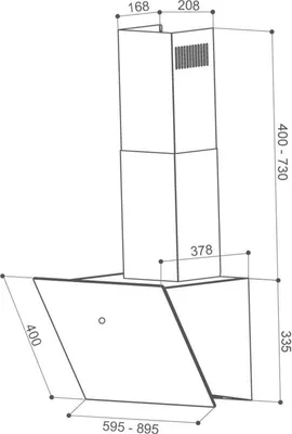 Image de FABER S.p.A. 330.0567.491, 580 m³/h, Drainage/Recirculation, B, A, D, 67 dB