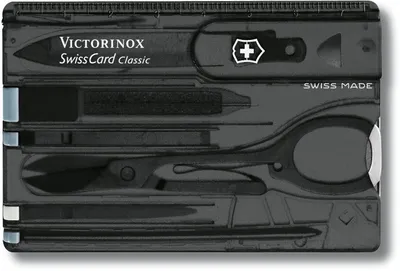 Image de Victorinox SwissCard Classic Kosmetik- & Maniküre-Etui Schwarz - Transparent ABS Synthetik (0.7133.T3)