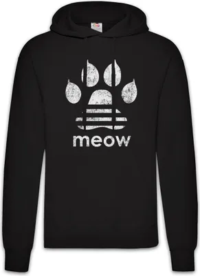 Produktbild von Urban Backwoods Meow, Herren Hoodie, Farbe: Schwarz, Größe: 5XL