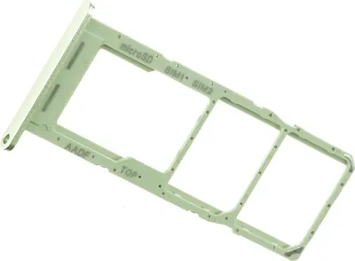 Produktbild von Simkarten Halter für Samsung Galaxy A14 - Tray Fach Schublade Schlitten Grün