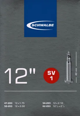 Produktbild von Schwalbe SV 1 Schlauch 12" 47/50-203 Sclaverand 40mm SV1 12 1/2 zoll