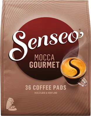 Image de Senseo - Dosettes de café Douwe Egberts O Mocca Gourmet, 36 pièces | Lot de 36 pièces