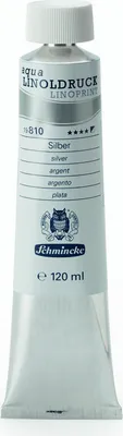 Produktbild von Schmincke 120ml Linol Silber Linoldruck 19 810 012