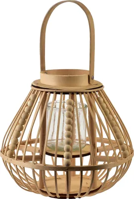 Immagine prodotto di Lanterna in vimini Lucie Natural 30xH28 cm, colore naturale, 1 pezzo