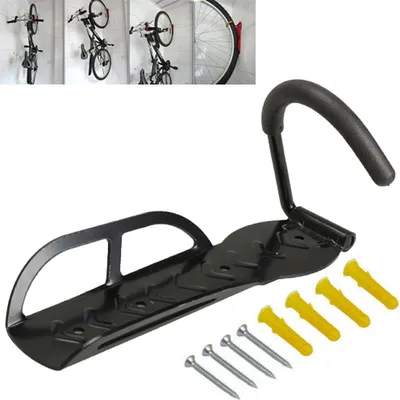 Produktbild von Robuster Stahl Fahrrad Fahrrad Wandhalterung Haken Rack Stand Kleiderbuegel Aufbewahrungshalter