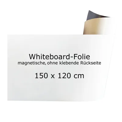 Image de Film pour tableau blanc ESENG® 150x120 cm, magnétique, dos non collant, découpable