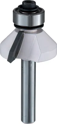 Immagine prodotto di Fresa per smussare/profilare Makita con cuscinetto reggispinta, Ø 41,3 mm Ø 41,3 mm - gambo 8 mm - angolo 45°