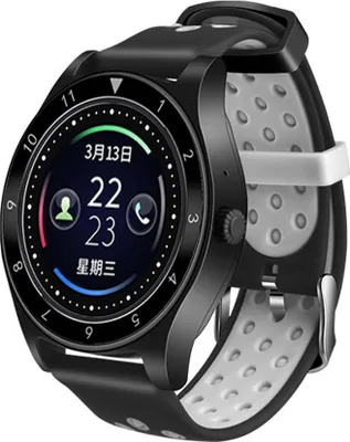 Immagine prodotto di Smart Watch Supporto SIM Card Fotocamera Pedometro Smartwatch da polso Schermo rotondo Moda Sport Regalo Nero Grigio