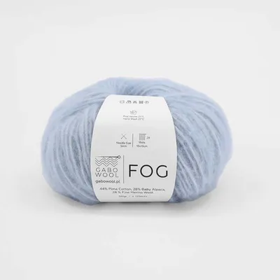 Produktbild von Gabo Wool Fog 6443 - Weiche Alpaka-Wolle, Blau, Leicht & Atmungsaktiv