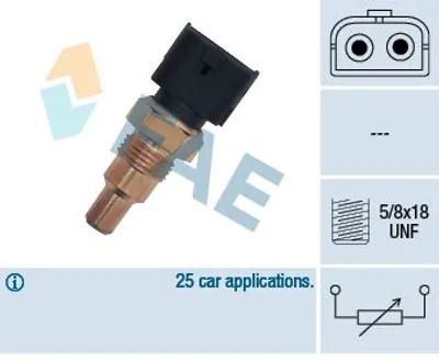 Produktbild von FAE 32400 Kühlmitteltemperatursensor für VOLVO 940 Kombi (945) 740 Kombi (745) 740 (744) 940 (944) 760 (704, 764)