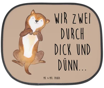 Produktbild von Mr. & Mrs. Panda auto hitzeschutz Hund Streicheln - Hundeglück - Geschenk, Bauch, Sonnenblende, sonnenschutz saugnapf, Niedlich, Sprüche, Hunde, Süß, Kfz
