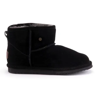 Produktbild von Warmbat Wallaby Suede Boot Schwarz - Damenstiefel - WLY321099
