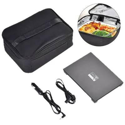 Produktbild von Tragbarer 12 V Heizofen, multifunktional – Auto- & Heim-Mikrowelle für Picknick, Reisen, Camping & Outdoor-Küche