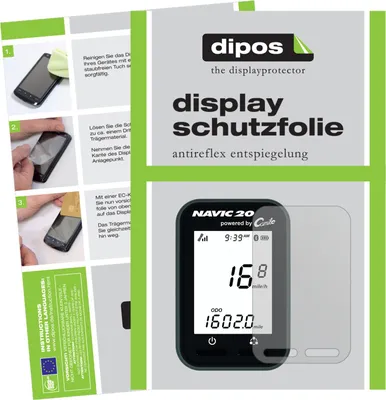 Produktbild von 3x Schutzfolie für Ciclosport Ciclo Navic 20 matt Displayschutzfolie Folie Display Schutz dipos