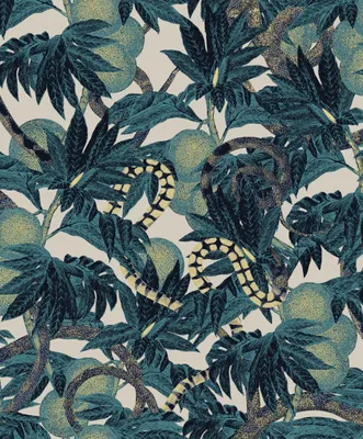 Immagine prodotto di Carta da parati Khroma by Masureel motivo giungla verde - 630081 - 53 cm x 10,05 m