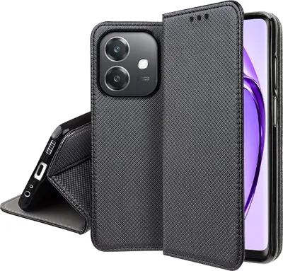 Zdjęcie produktu dla Etui do Oppo A40 | A40M SMART MAGNET CASE PORTFEL + SZKŁO 9H