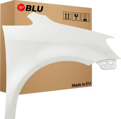 Immagine prodotto di BLU Parafango compatibile con VW Volkswagen Touran 1T3 LB9A Destra Weiss CandyWeiss | 2010-2015 | Anteriore | Verniciato | Pronto per il montaggio | Acciaio