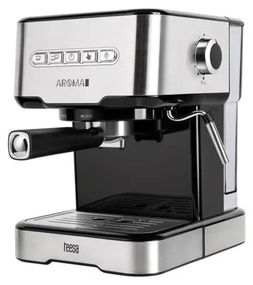 Obrázek produktu pro Teesa TSA4010 Pákový kávovar AROMA 450, 850 W, 15 bar, 1,5 l, stříbrná