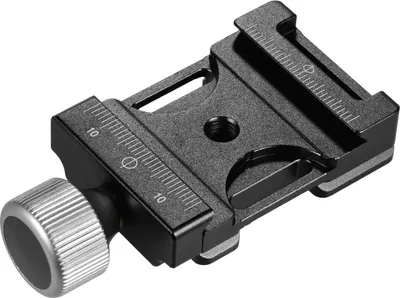 Produktbild von Schnellspannklemme 38 mm Aluminium-Schraubknopfklemme Kompatibel mit Arca-Swiss QR-Platte