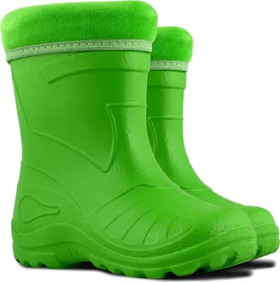 Produktbild von KOLMAX superleichte Eva Kinder Gummistiefel gefüttert Grün 33