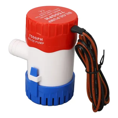 Zdjęcie produktu dla Pompa zęzowa, pompa zęzowa do łodzi, pompa zęzowa 750GPH, zatapialna pompa zęzowa, mikro pompa spustowa DC, pompa