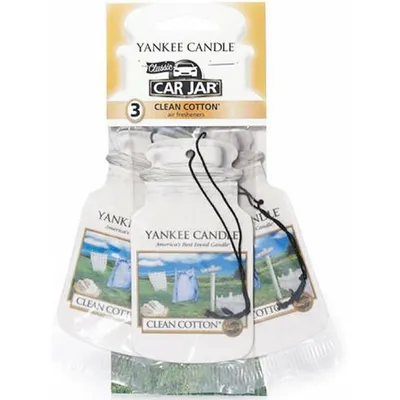 Image de Yankee Candle Car Jar Set Clean Coton